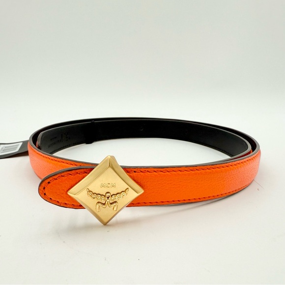 MCM Accessories - MCM Reversible Diamond Logo Belt